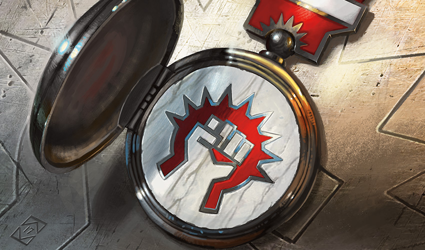 Medalhão Boros | Arte de: Aaron Miller